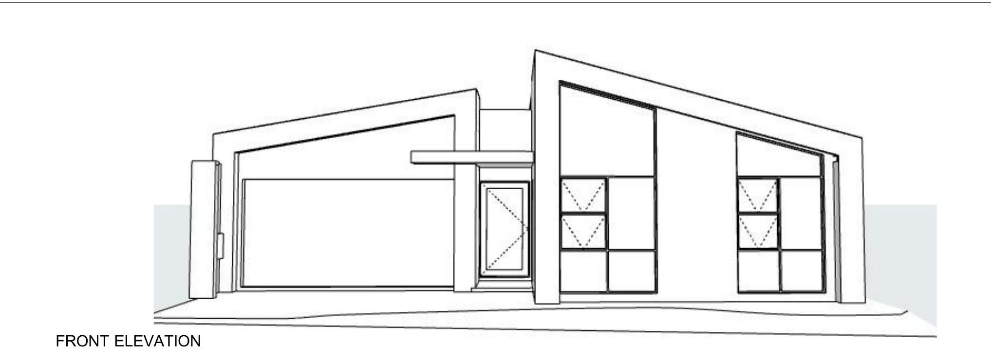 3D front elevation of the Commander Drive, Alkimos dual-living residence