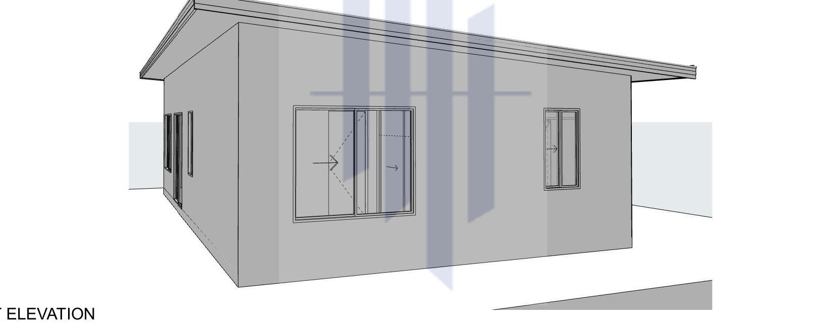 3D elevation of the Beechboro Road North, Morley granny flat
