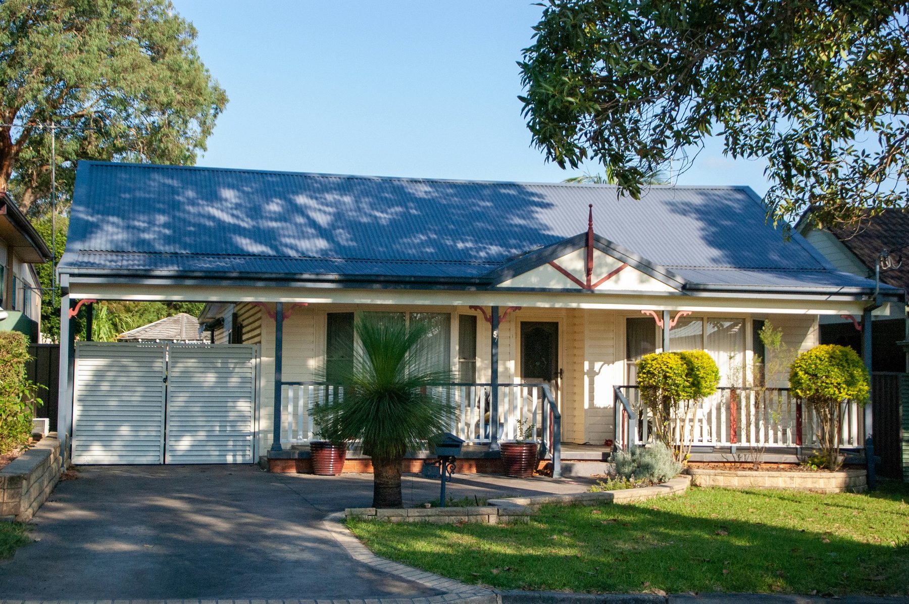 Weatherboard cottage with wraparound verandah, a classic WA streetscape style